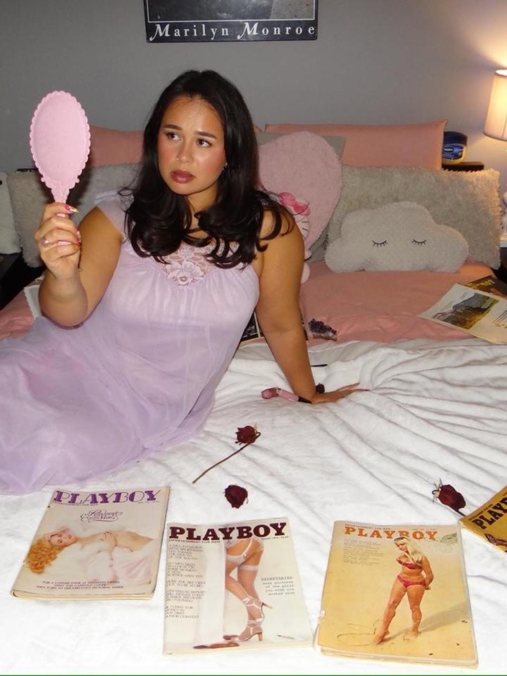 Vintage Lavender Romantic Nightgown Woman’s M - Picture 3 of 8